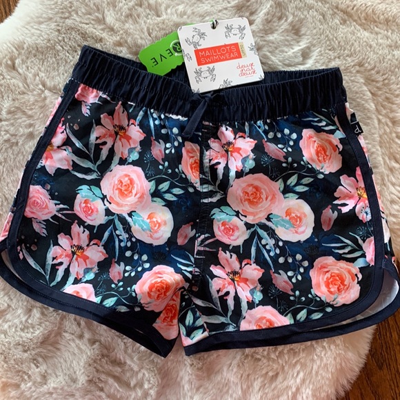 NWT. Girls navy par deux swim shorts - Picture 1 of 4